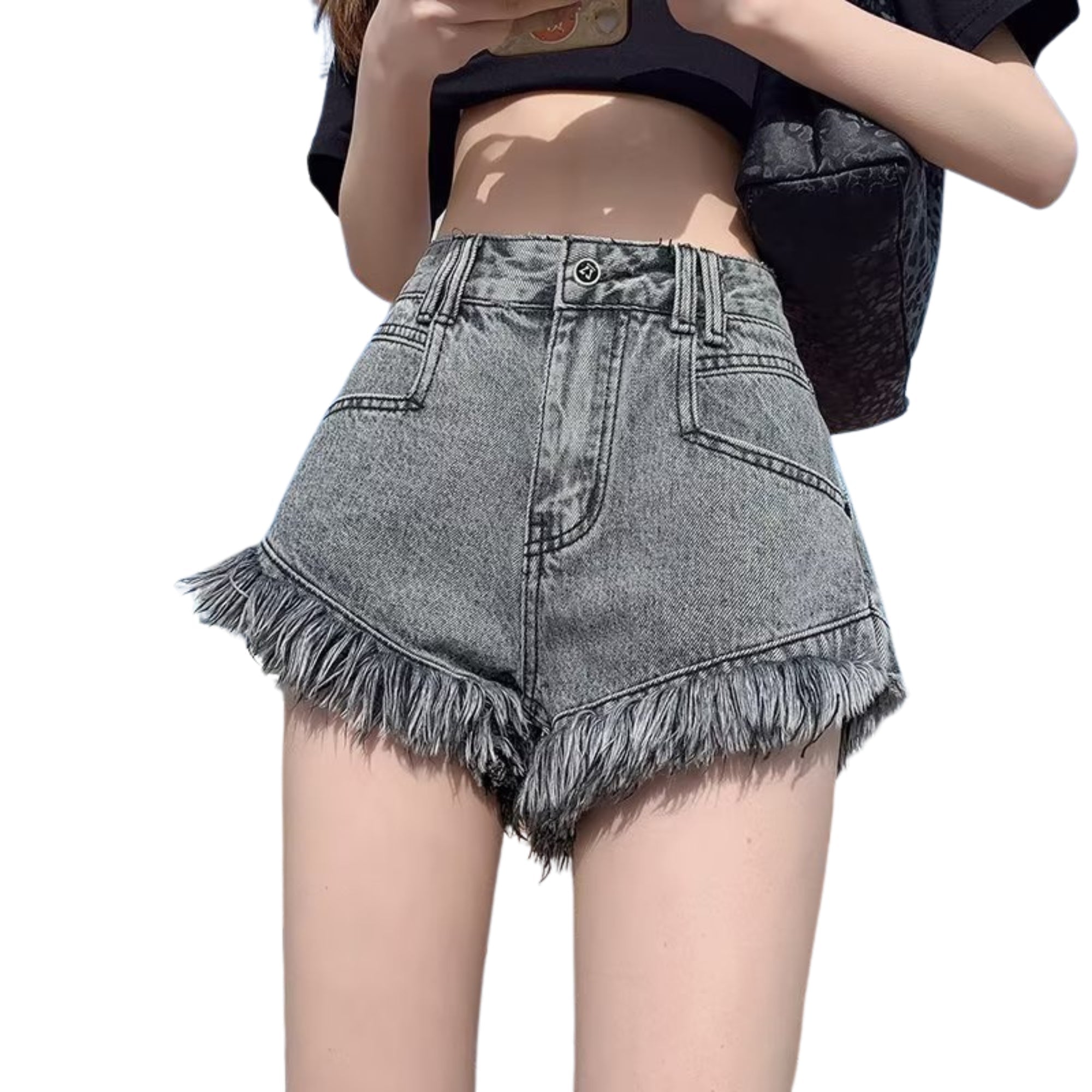 Rivèra Edge Denim Shorts - modelita.nl