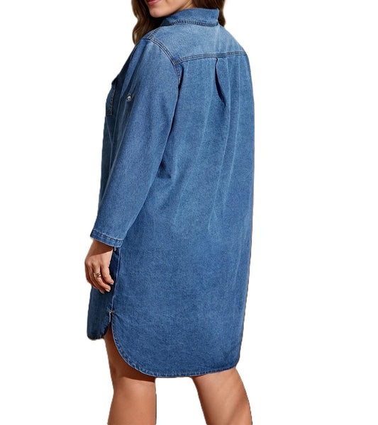 Riviera Denim Jurk - modelita.nl