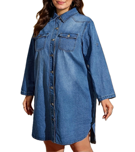 Riviera Denim Jurk - modelita.nl