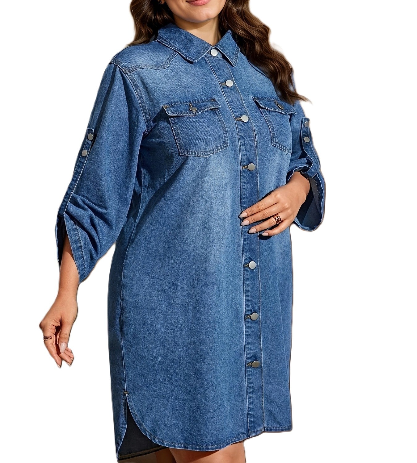 Riviera Denim Jurk - modelita.nl