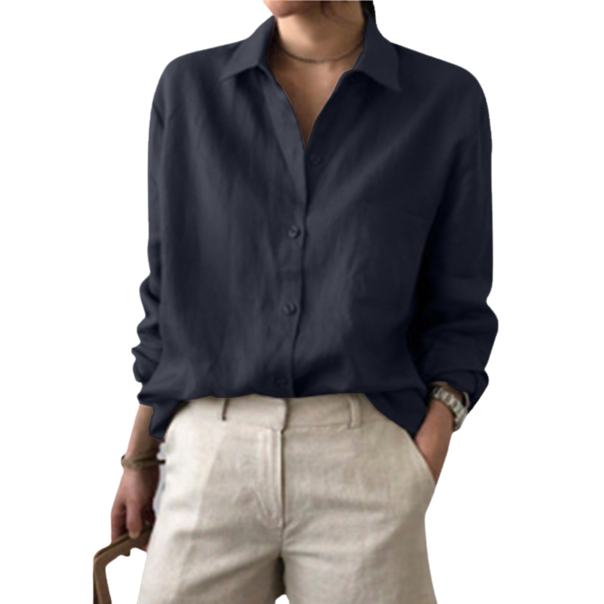 Roséline Linen Blouse - modelita.nl