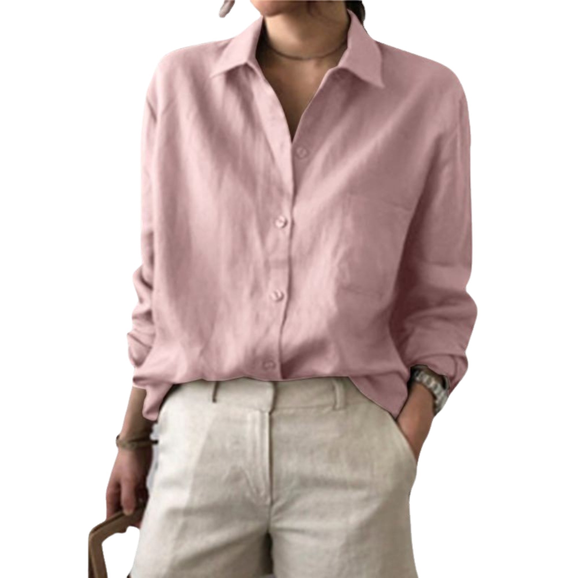 Roséline Linen Blouse - modelita.nl