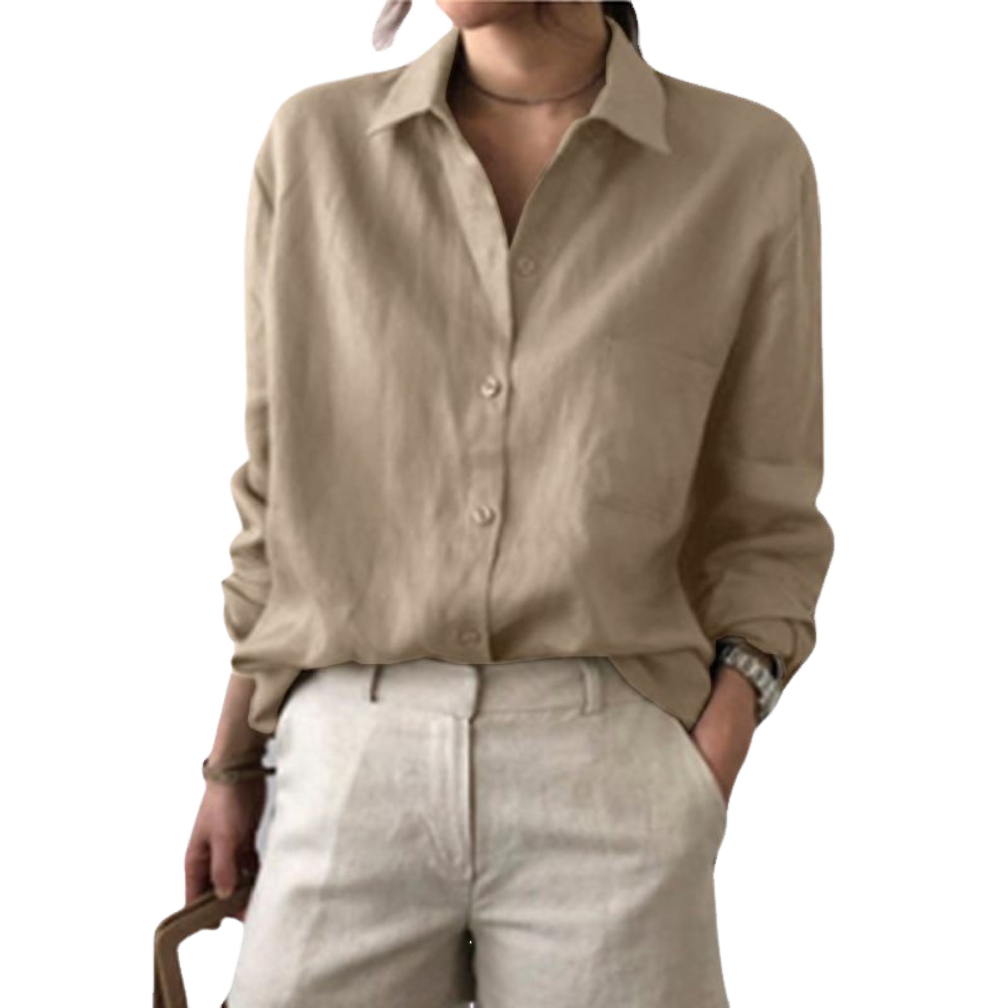 Roséline Linen Blouse - modelita.nl