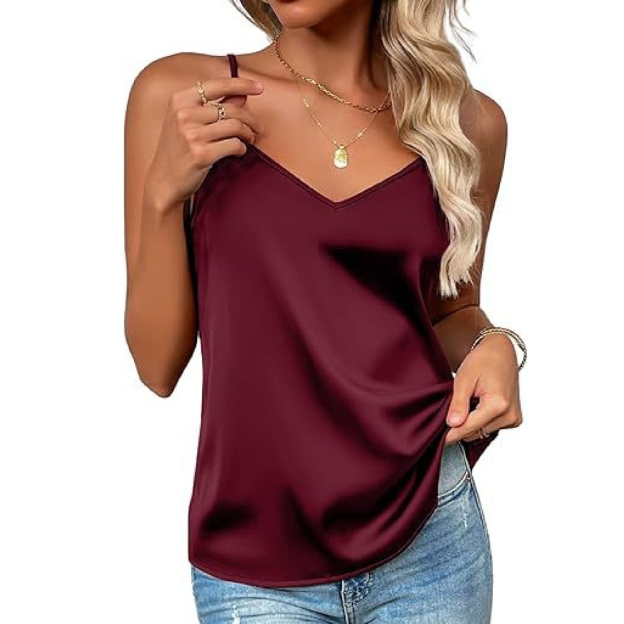 Satin Glow Top - modelita.nl