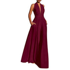 Seraphina Halter Jumpsuit - modelita.nl
