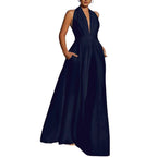 Seraphina Halter Jumpsuit - modelita.nl