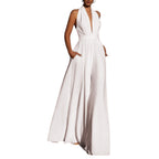 Seraphina Halter Jumpsuit - modelita.nl