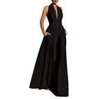 Seraphina Halter Jumpsuit - modelita.nl