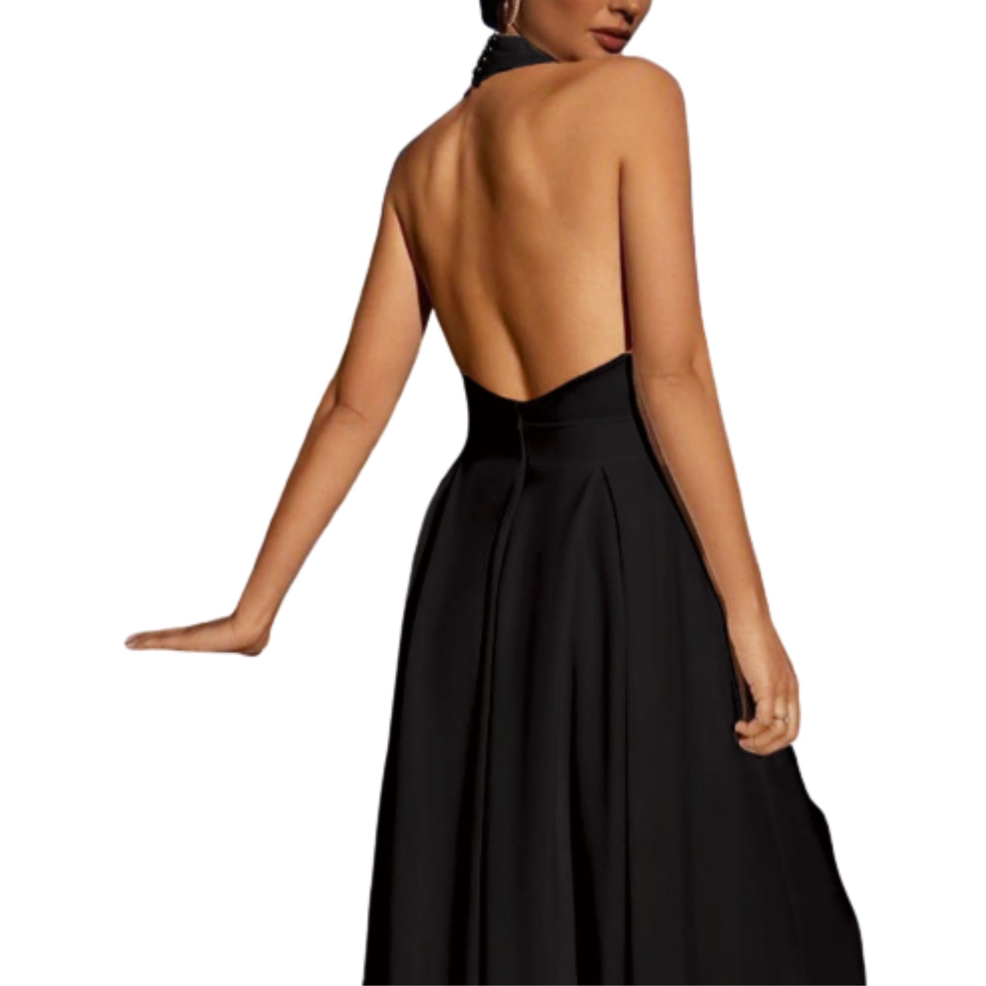 Seraphina Halter Jumpsuit - modelita.nl