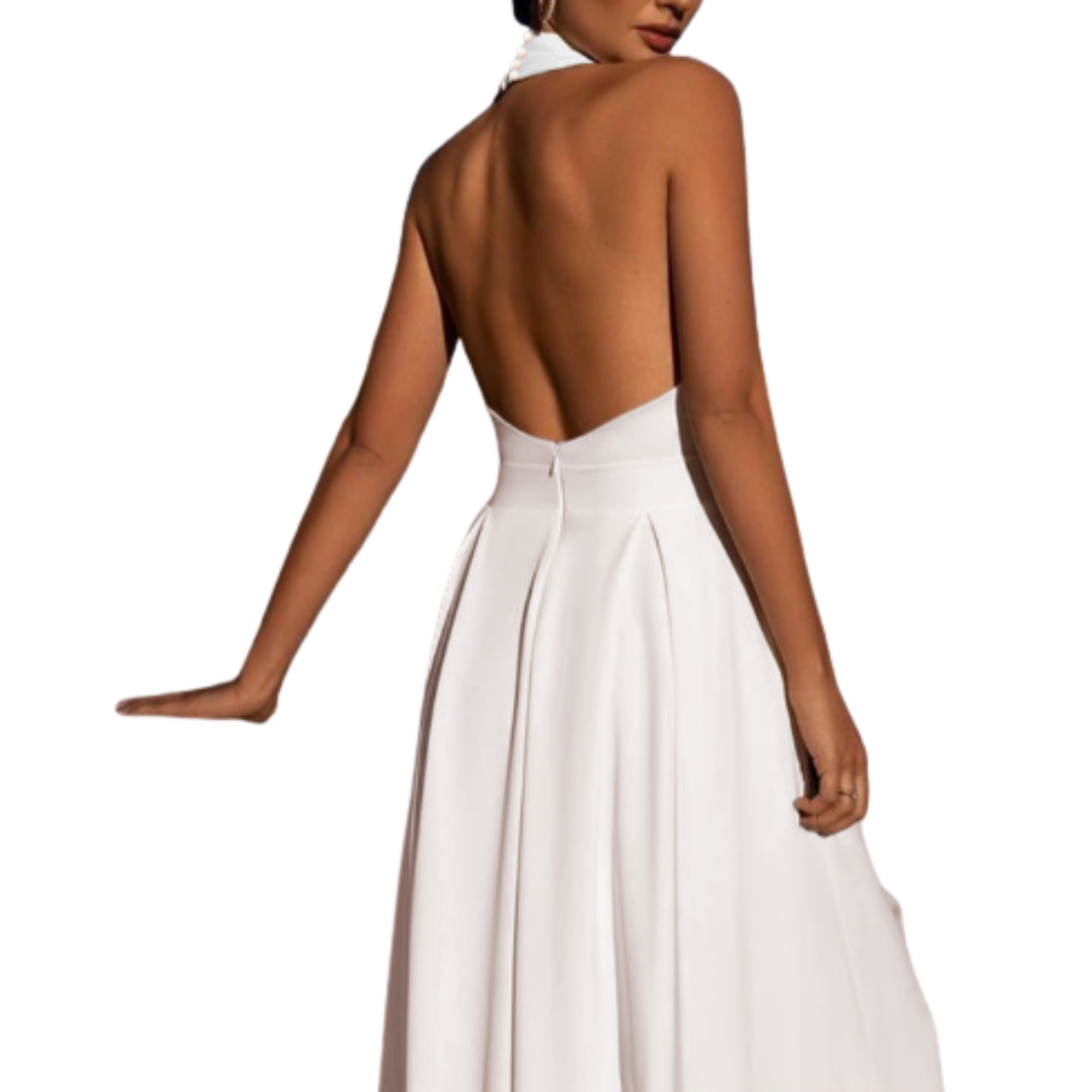 Seraphina Halter Jumpsuit - modelita.nl