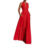 Seraphina Halter Jumpsuit - modelita.nl
