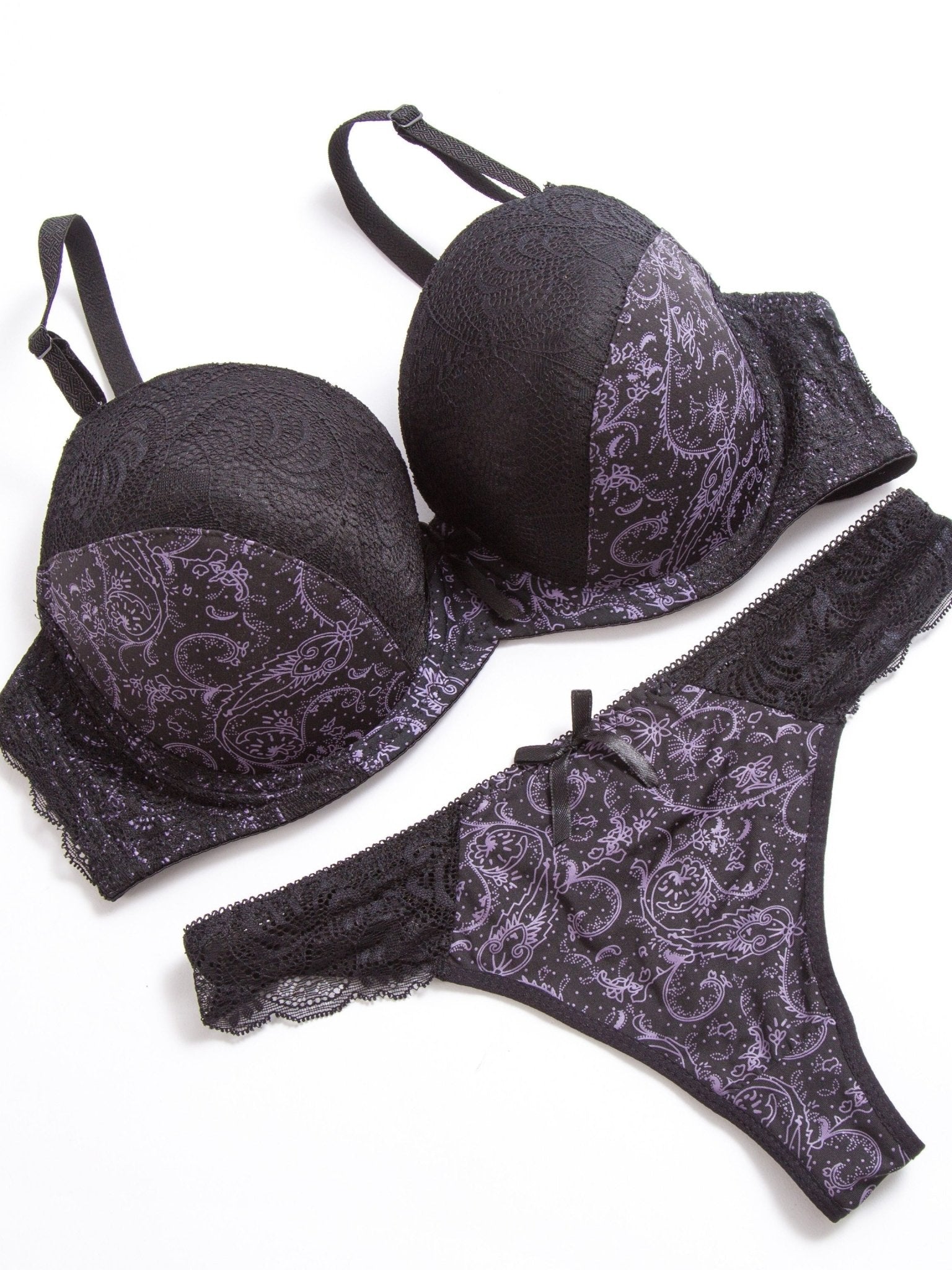 Serena Noir Lingerieset - modelita.nl