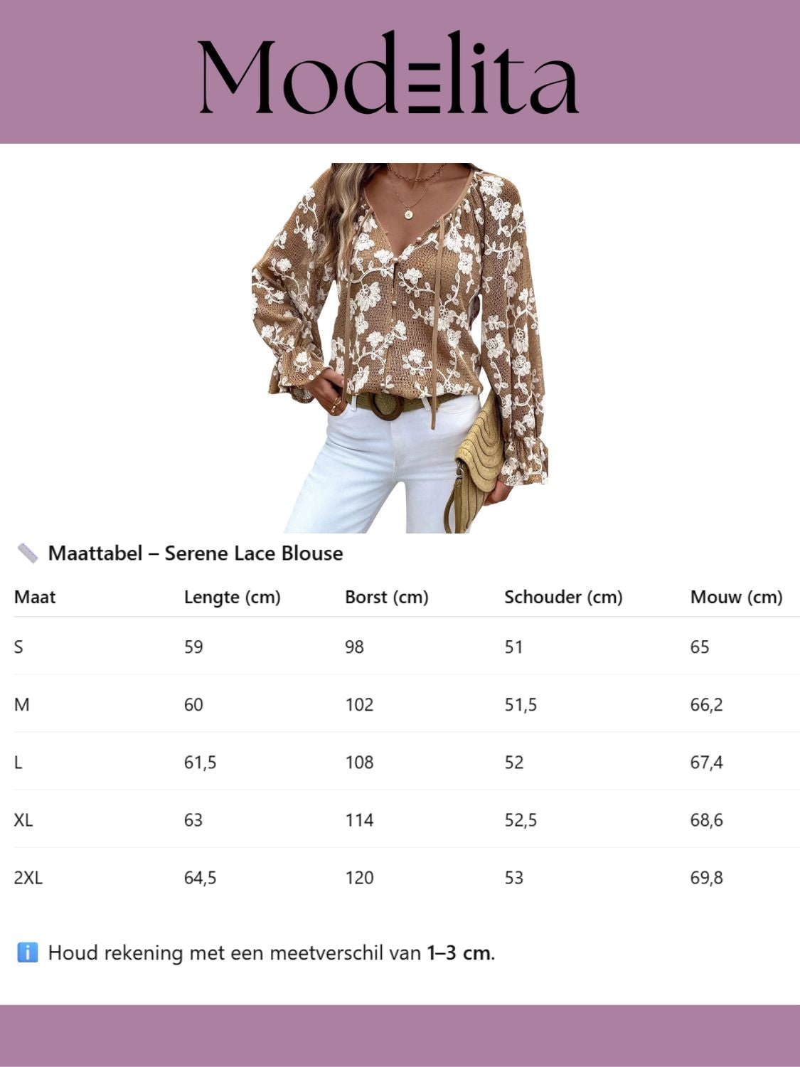 Serene Lace Blouse - modelita.nl