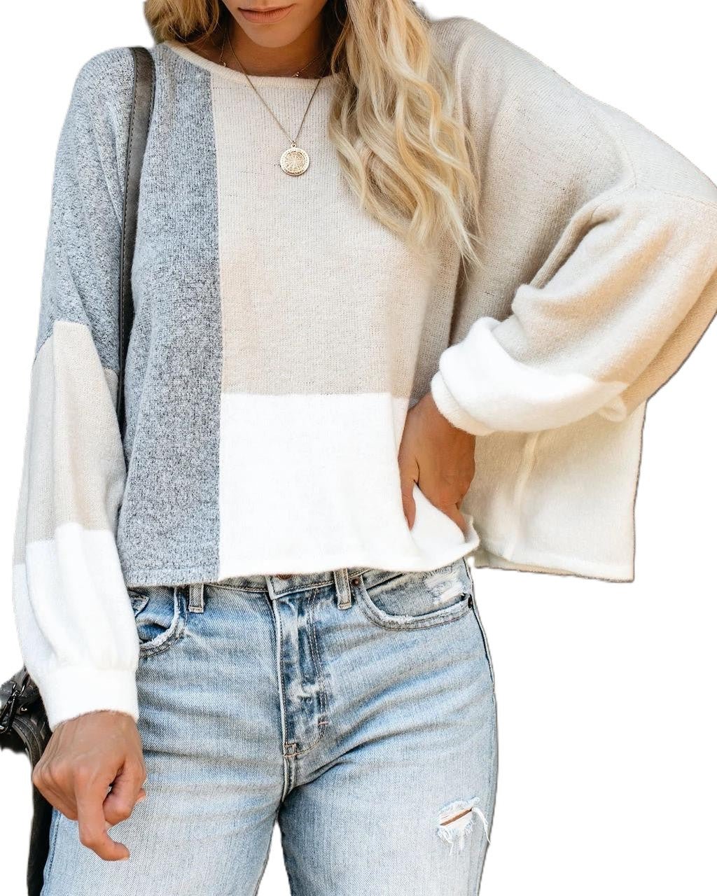 Shadow Block Trui - modelita.nl