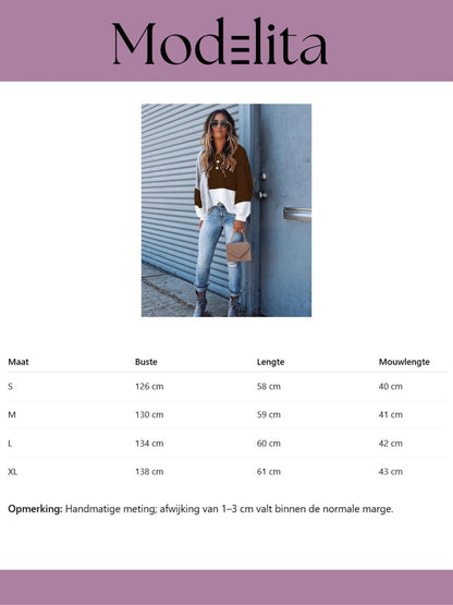 Shadow Block Trui - modelita.nl