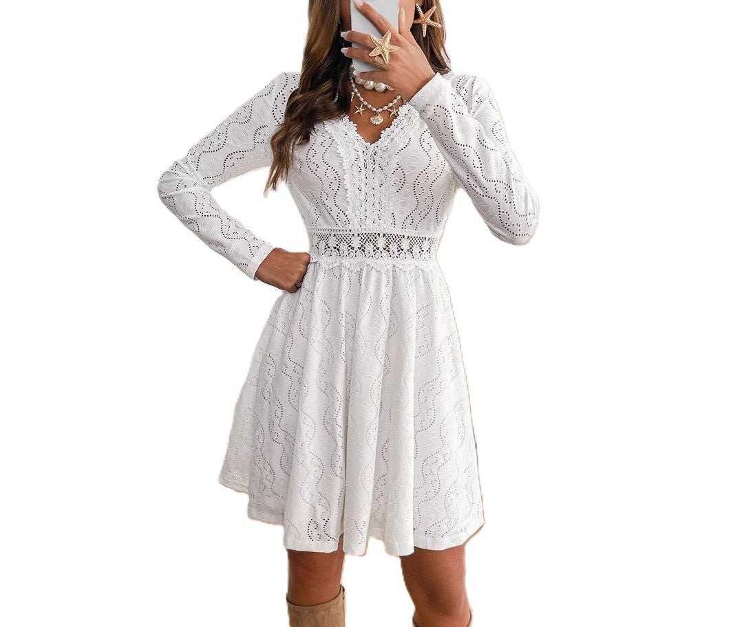 Shell Lace jurk - modelita.nl