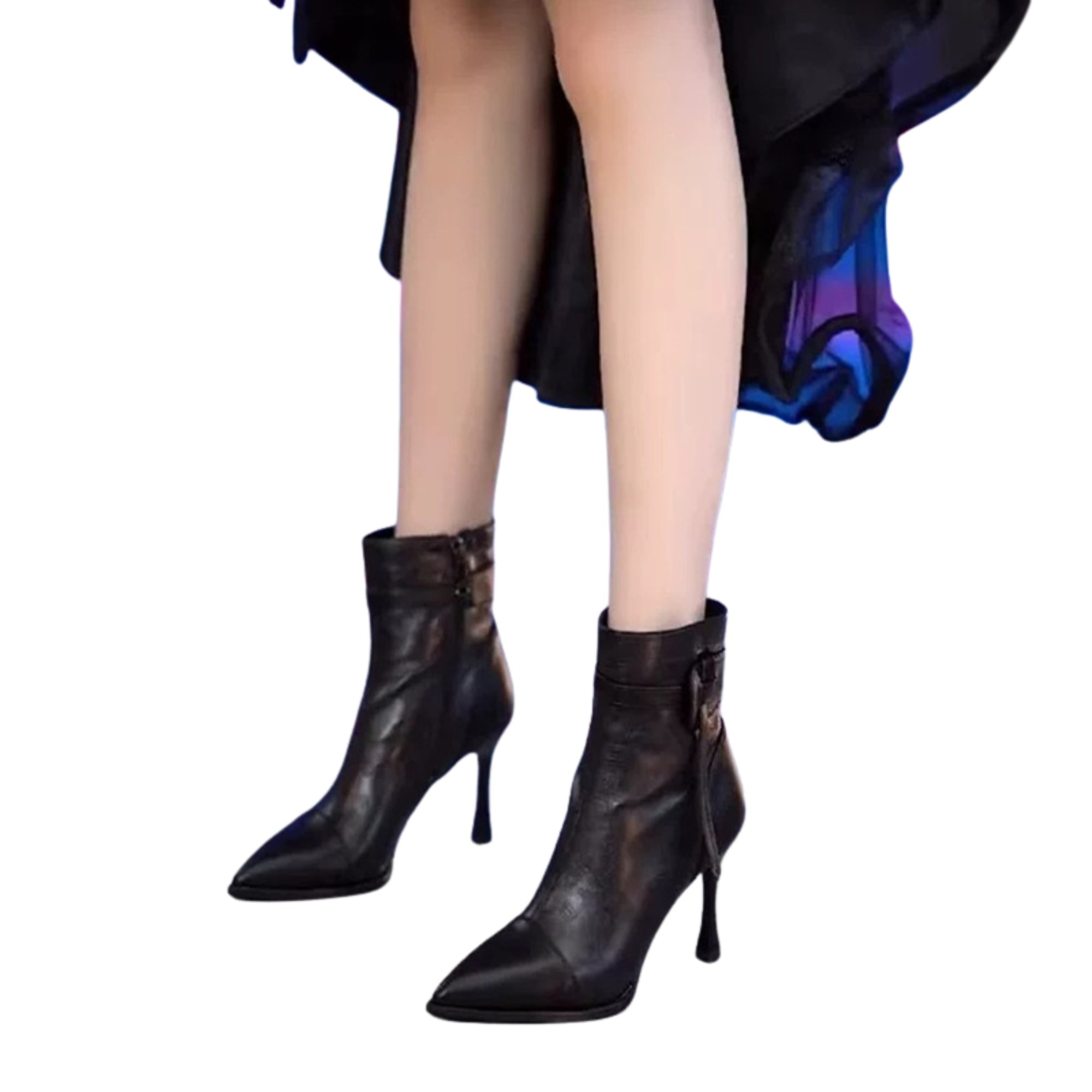 Sienna Heeled Ankle Boots - modelita.nl