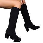 Sierra Slim Suède Laarzen - modelita.nl