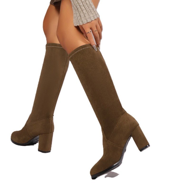 Sierra Slim Suède Laarzen - modelita.nl