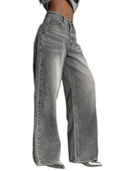 SmokeWave Wide Jeans - modelita.nl