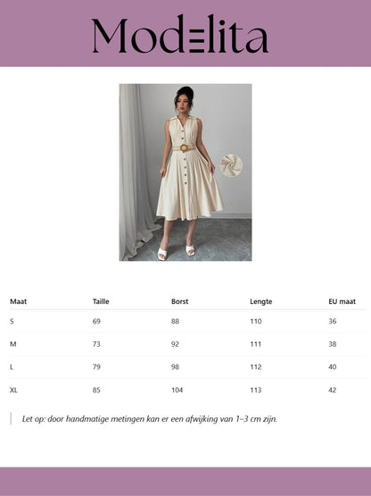 Sol Linen Dress - modelita.nl