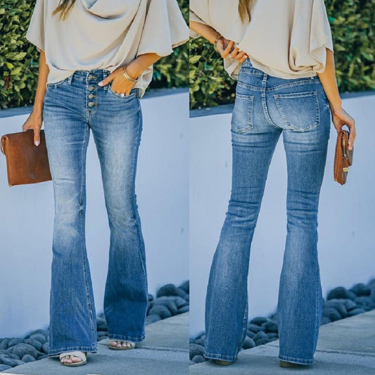 Urban Flare Jeans - modelita.nl