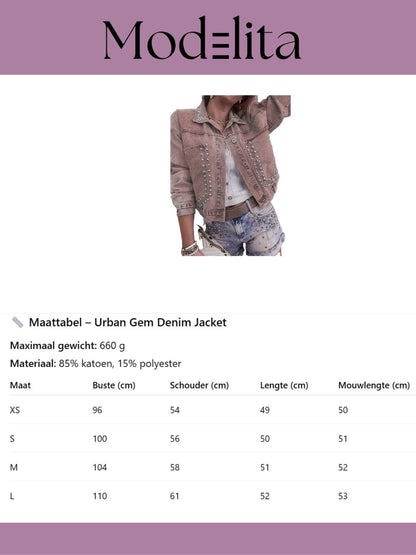 Urban Gem Denim Jacket - modelita.nl