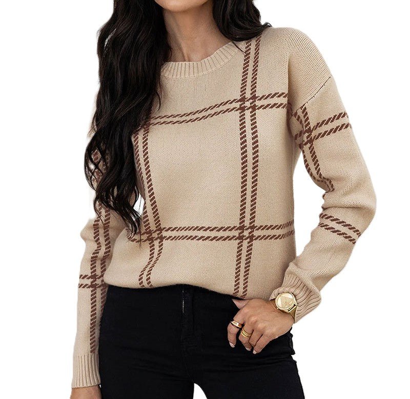 Urban Plaid Trui - modelita.nl