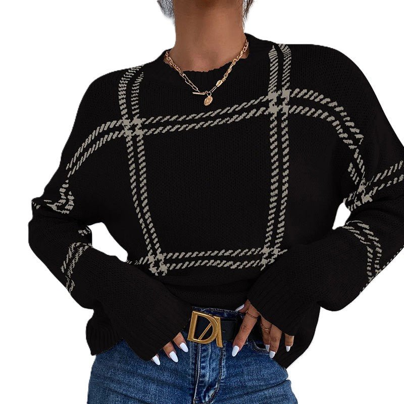 Urban Plaid Trui - modelita.nl