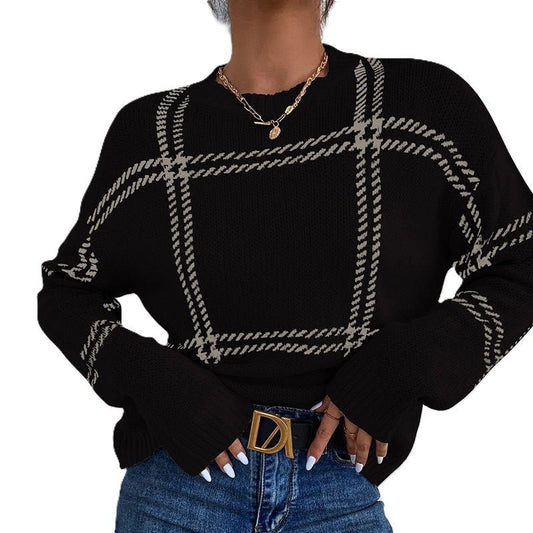 Urban Plaid Trui - modelita.nl