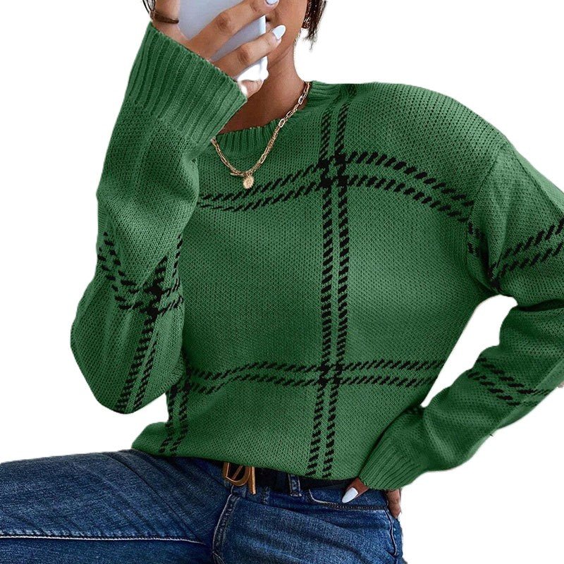 Urban Plaid Trui - modelita.nl