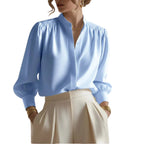 Valenne Satin Blouse - modelita.nl