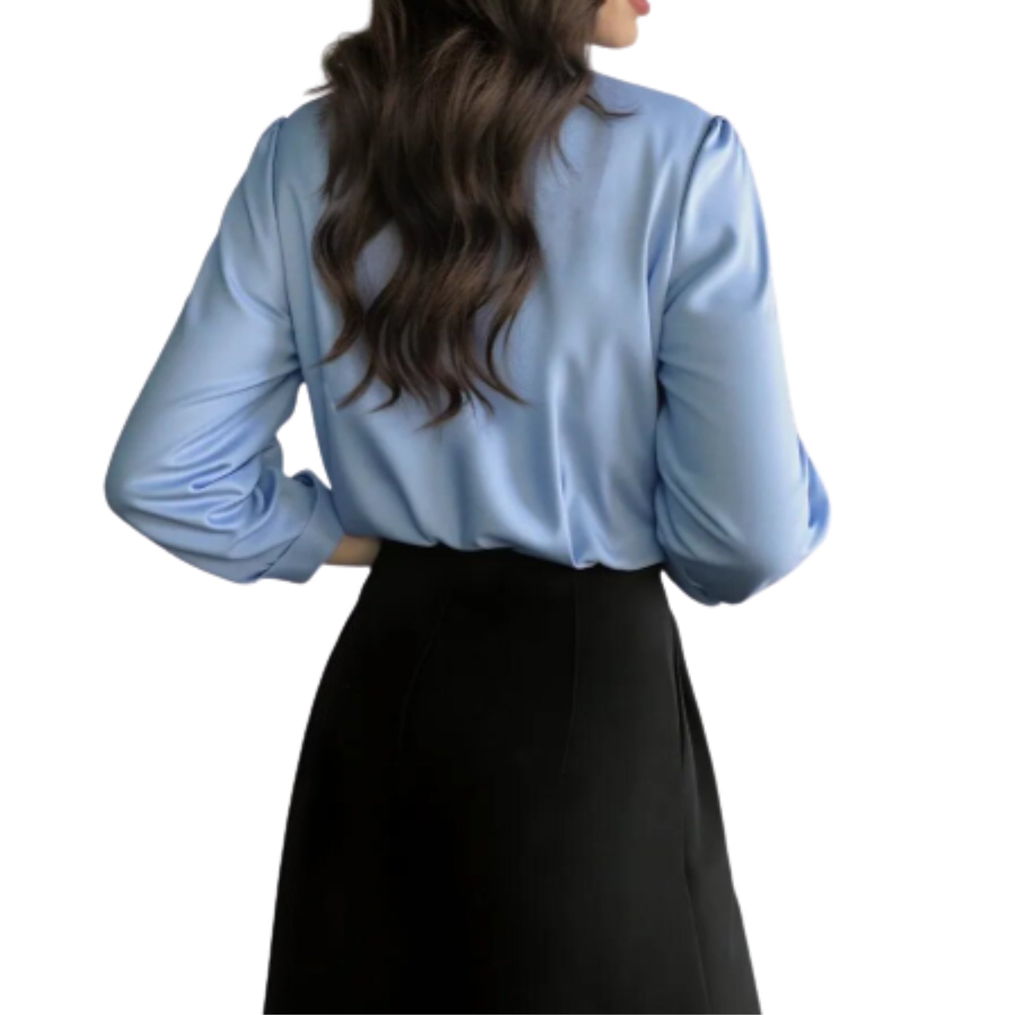 Valenne Satin Blouse - modelita.nl