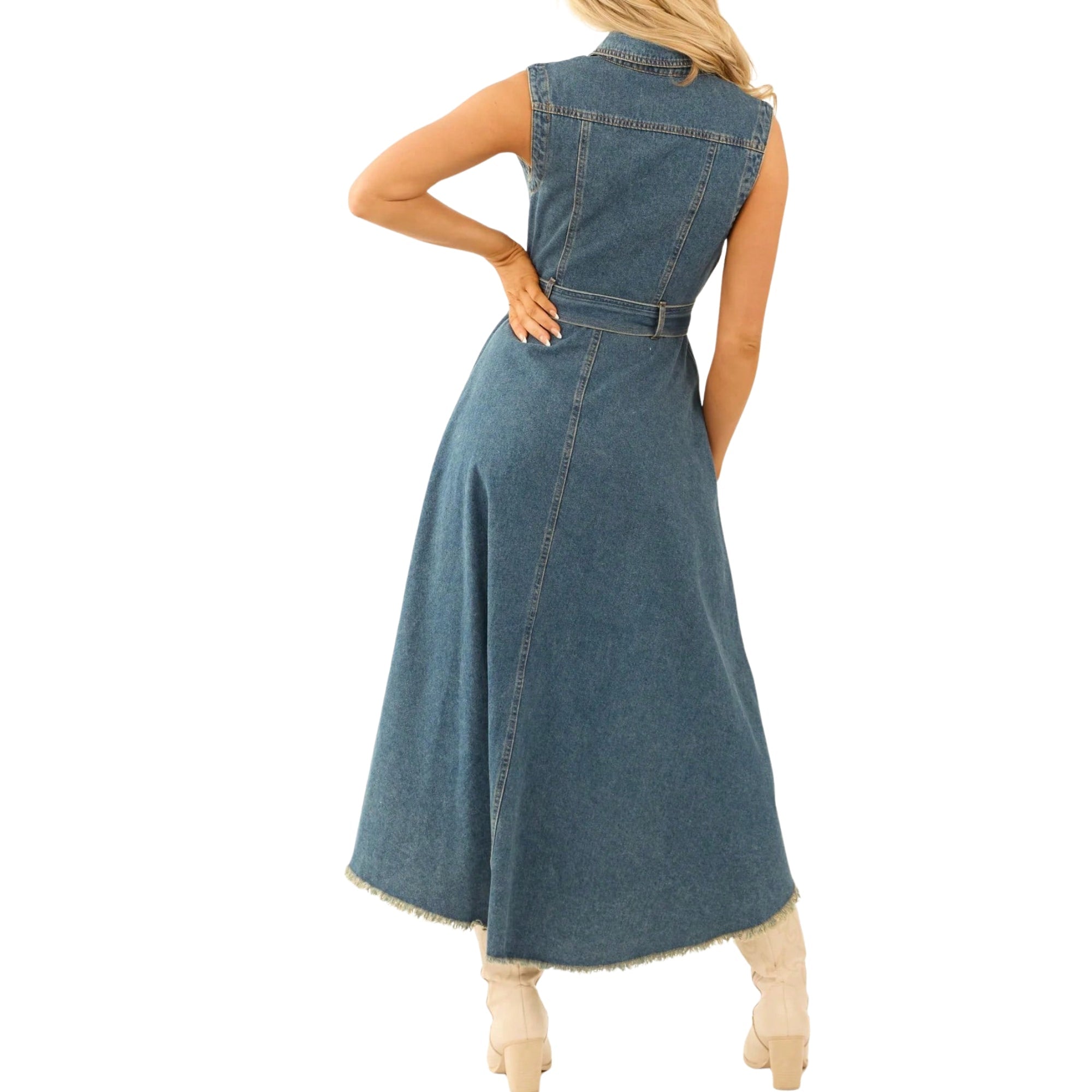 Valéra Denim Jurk - modelita.nl