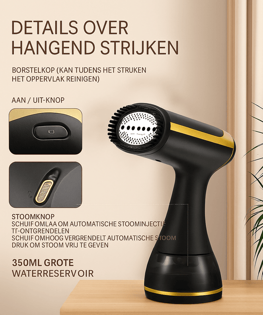 Vapora Mini Draagbare Stoomstrijker - modelita.nl