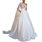 Veil Satin Bridal Jurk - modelita.nl