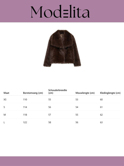 Veloria Fur Jas - modelita.nl