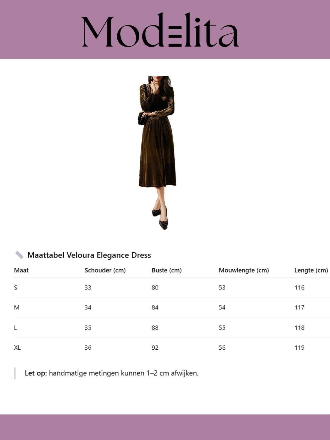 Veloura Elegance jurk - modelita.nl