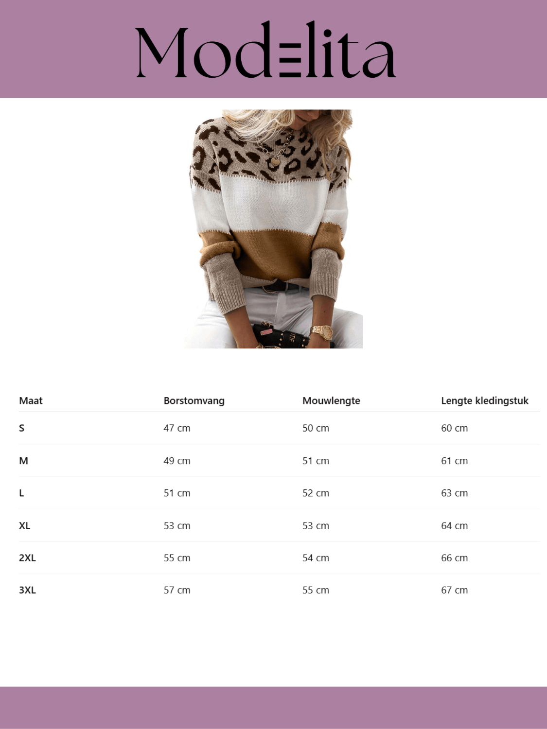 Wild Harmony Trui - modelita.nl