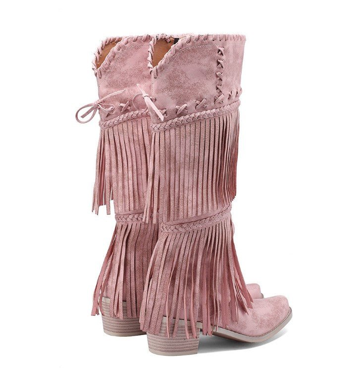 Wild West Fringe Boots - modelita.nl