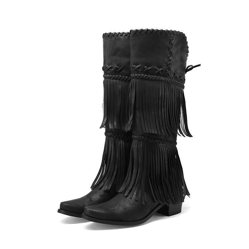 Wild West Fringe Boots - modelita.nl
