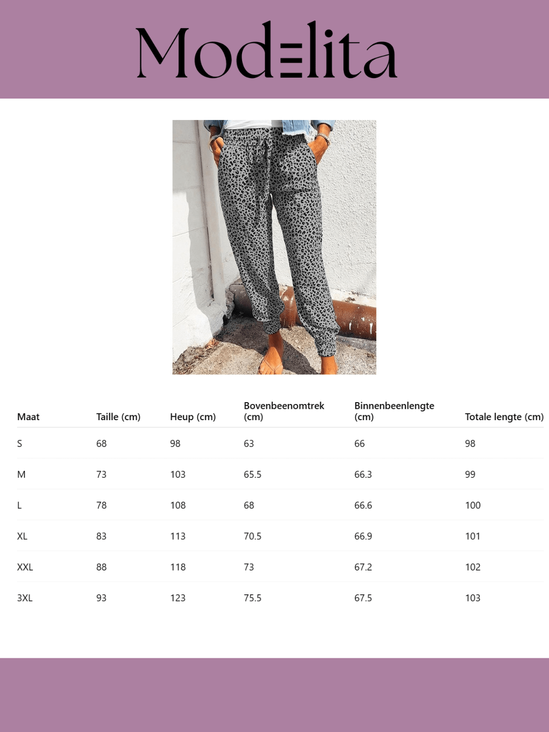 WildEase Leopard broek - modelita.nl