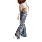 Wildflower Denim Jeans - modelita.nl
