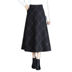 Winter Plaid Elegance Skirt - modelita.nl